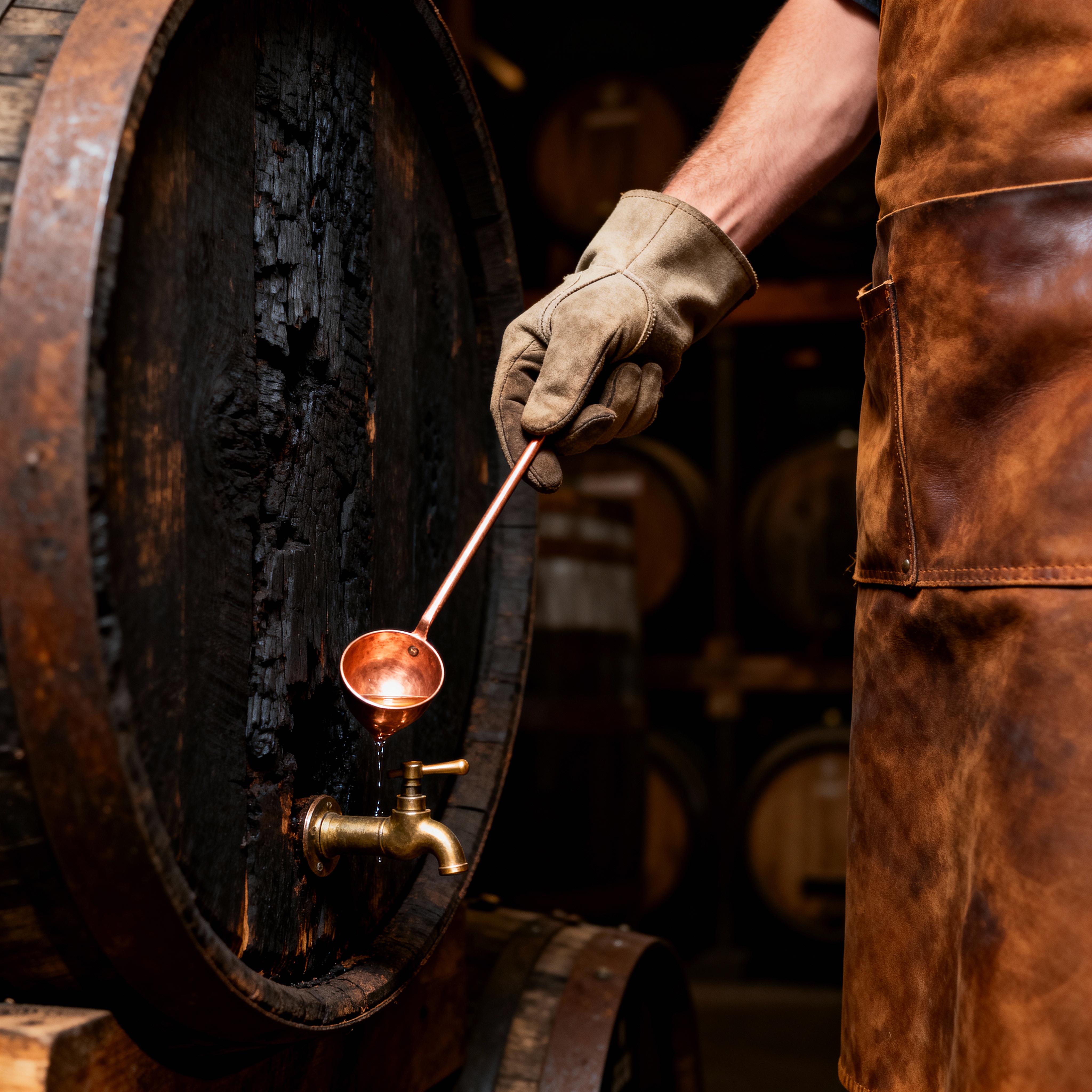 Barrel finishing and tasting process